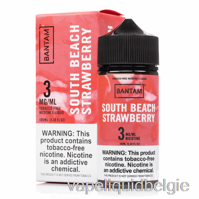 Vape Vloeistof South Beach Aardbei - Kriel Vape - 100ml 6mg